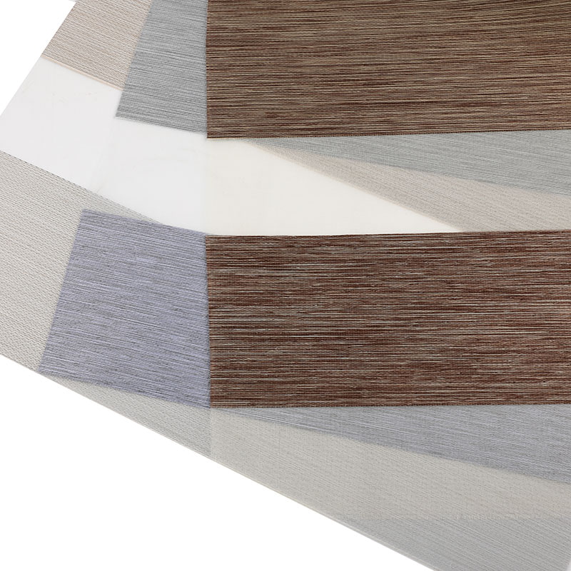 GD44 음영 및 태양 보호 세미 블랙아웃 지브라 블라인드 패브릭