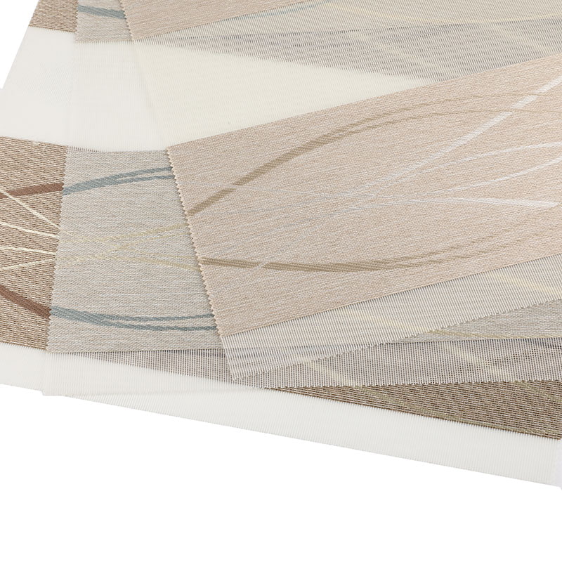 YX030 방수 내화성 및 내유성 자카드 얼룩말 블라인드 패브릭