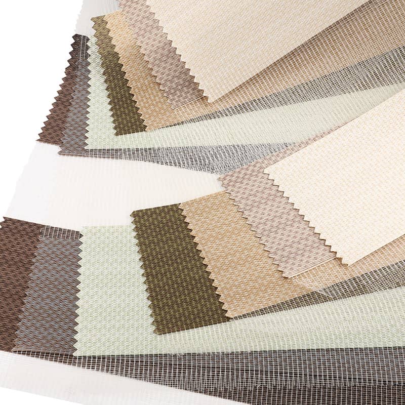 F060 사무실 홈 더블 레이어 소프트 세미 정전 얼룩말 블라인드 패브릭