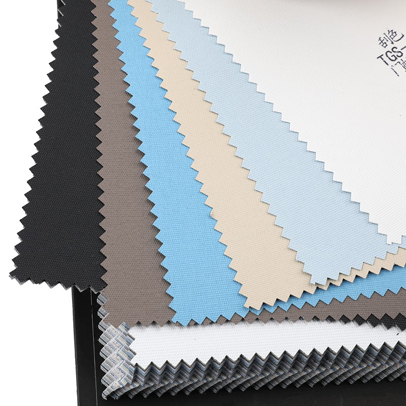 TGS 300cm 더블 컬러 코팅 세미 블랙아웃 롤러 블라인드 패브릭