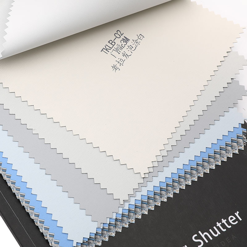 TKLB 방연제 접착제 코팅 100% 정전 롤러 블라인드 패브릭